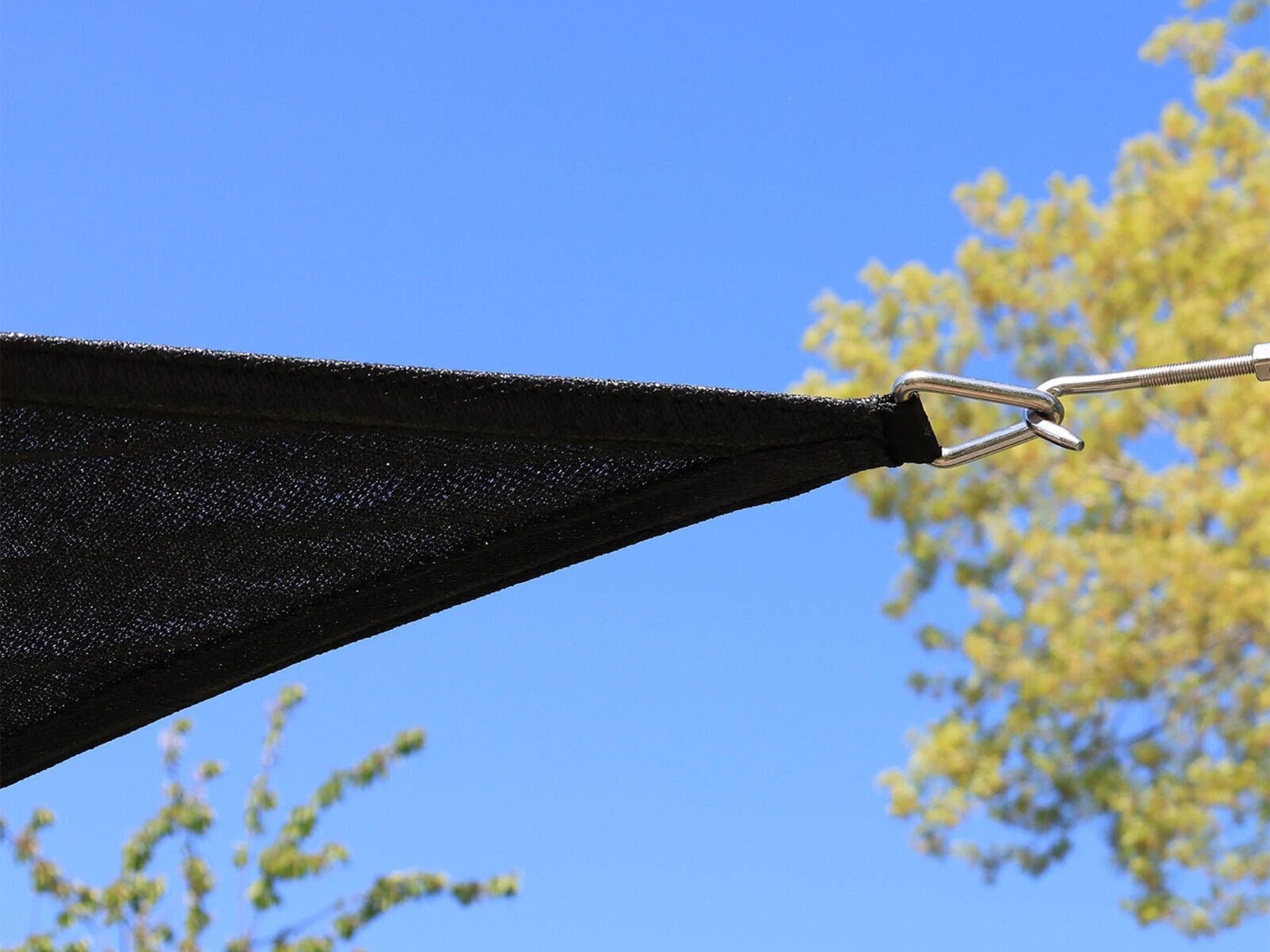 Coolaroo Commercial Grade 5m Triangle Shade Sail — Graphite