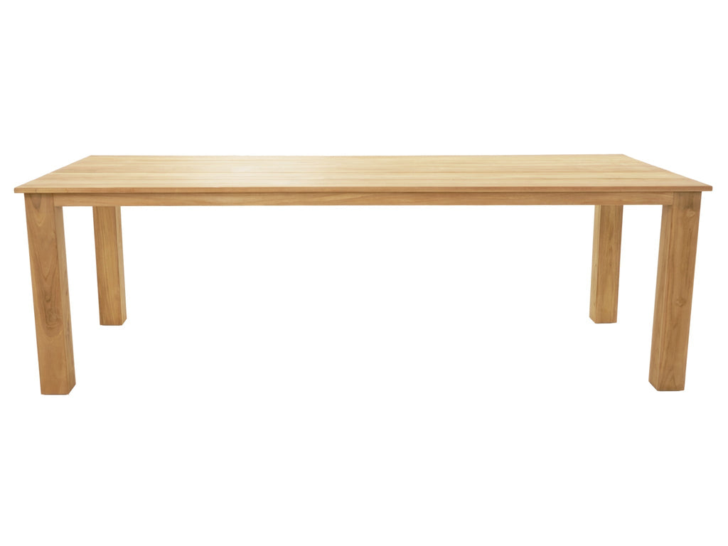 FurnitureOkay Brooklyn Teak Outdoor Dining Table (240x100cm)