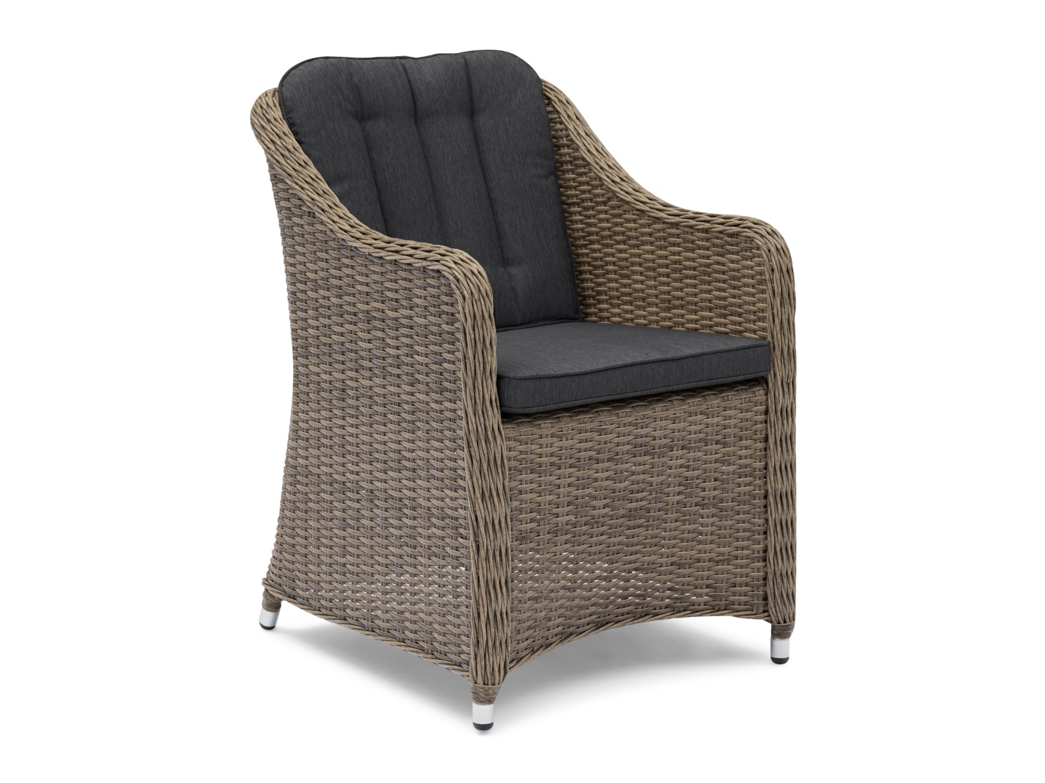 FurnitureOkay Liverpool 3-Piece Wicker Outdoor Balcony Setting