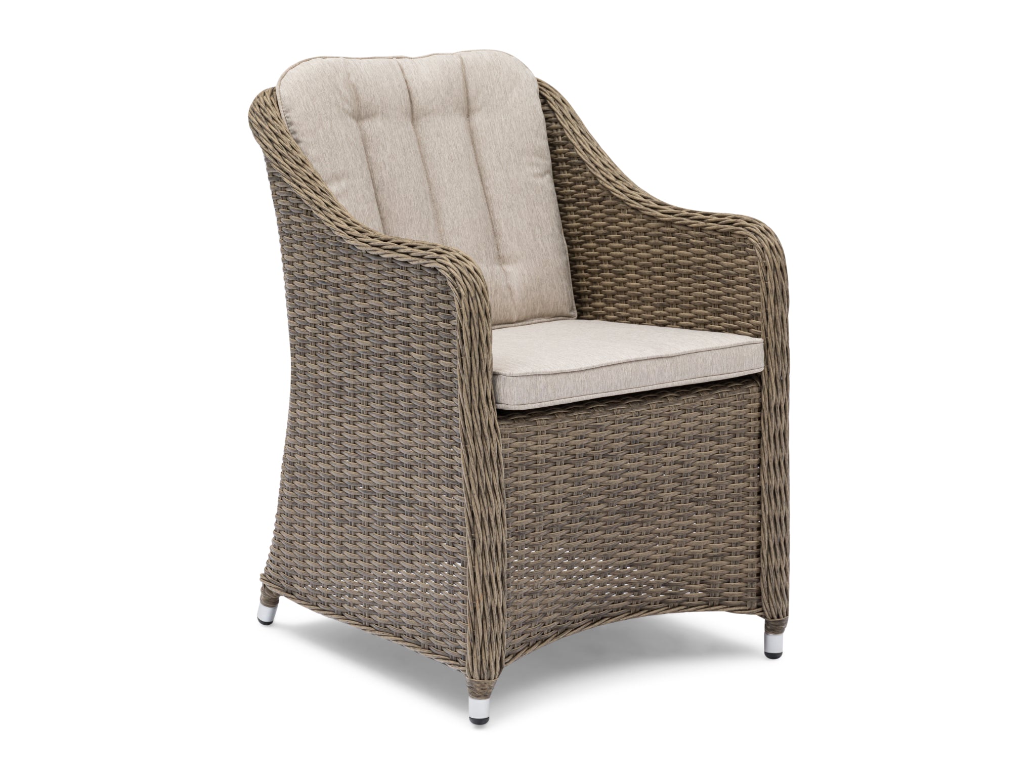 FurnitureOkay Liverpool 3-Piece Wicker Outdoor Balcony Setting