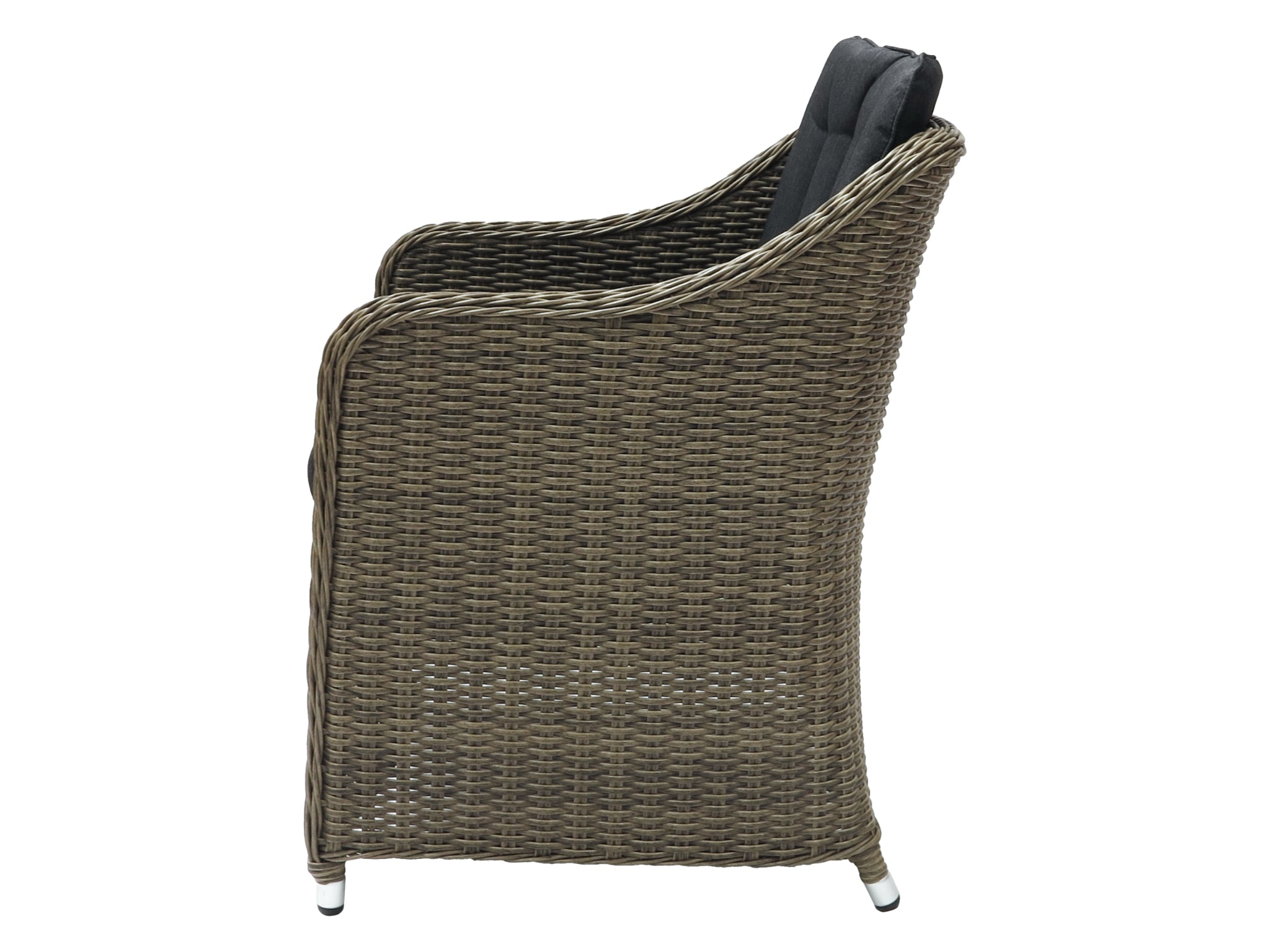 FurnitureOkay Liverpool 3-Piece Wicker Outdoor Balcony Setting