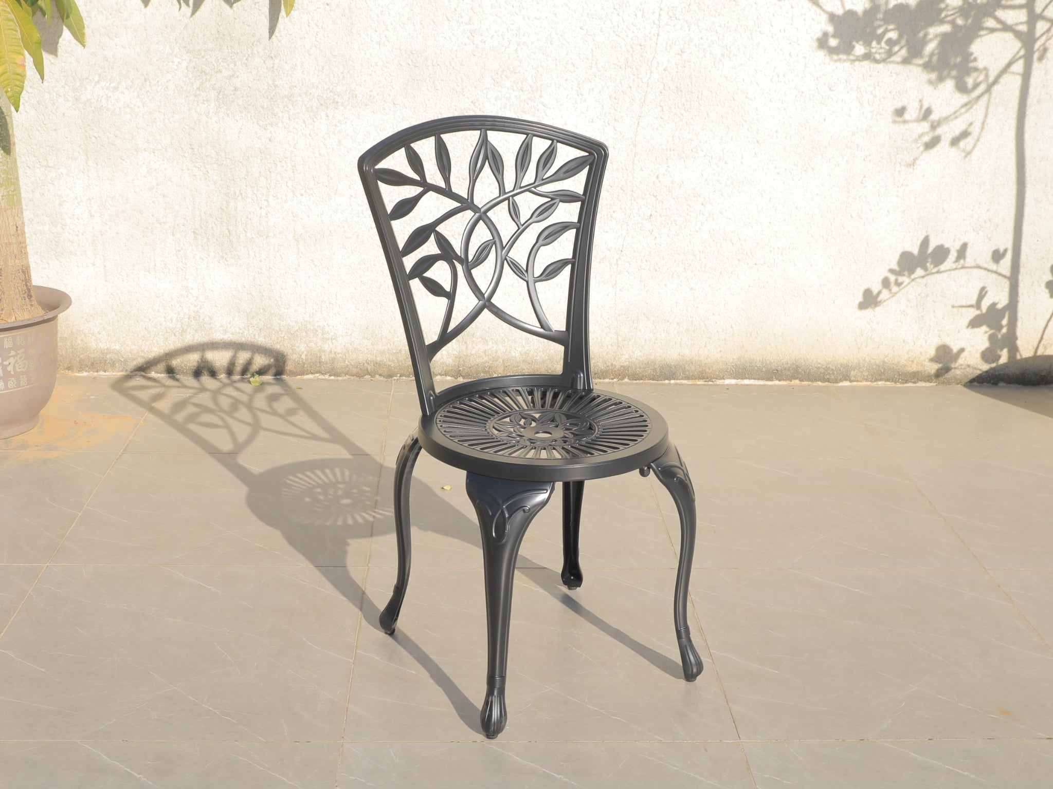 FurnitureOkay Macedon Cast Aluminium Outdoor Dining Chair