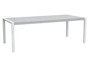 FurnitureOkay Manly Aluminium Outdoor Dining Table — White