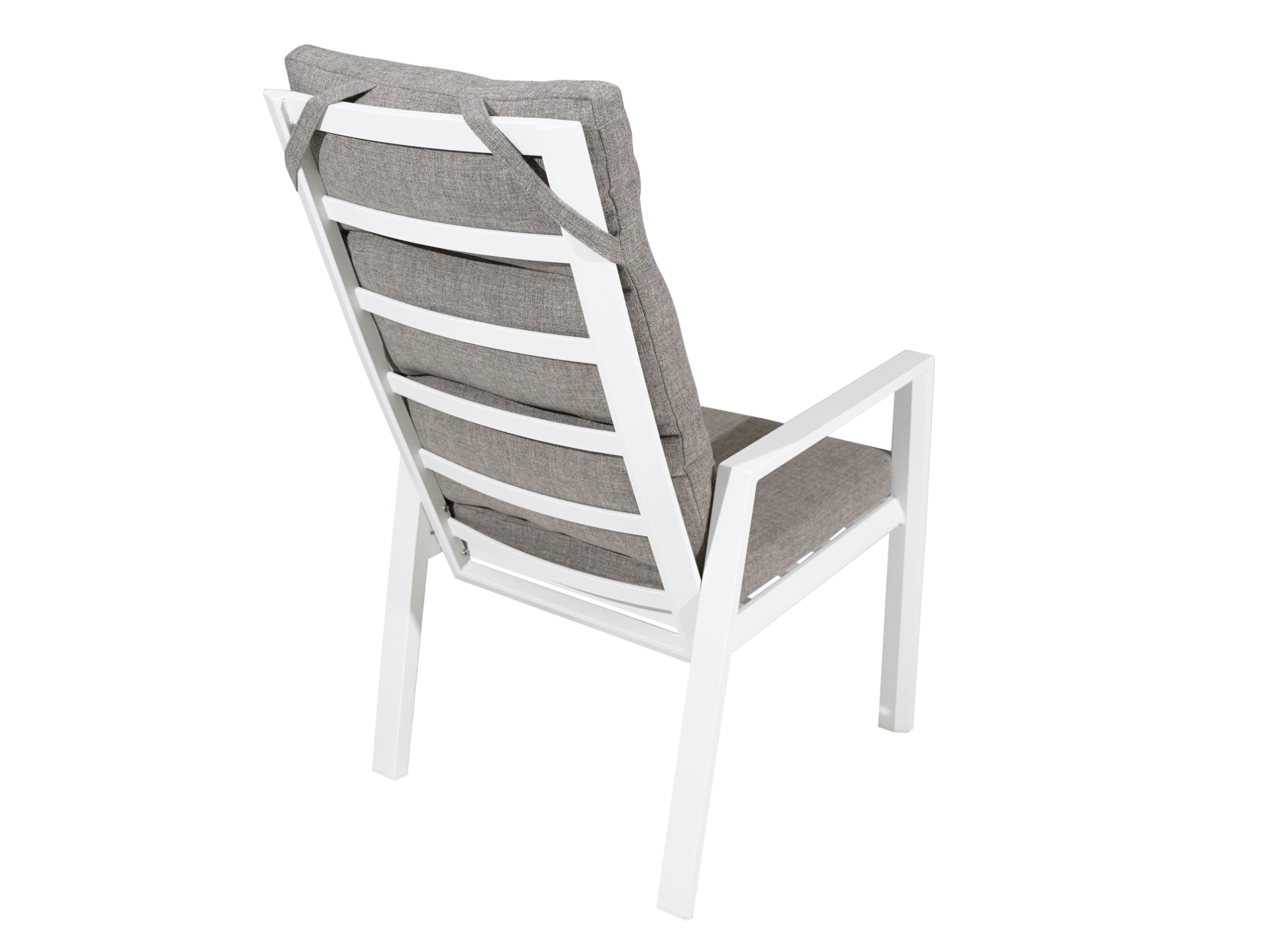 FurnitureOkay Mosman Aluminium Outdoor Dining Chair — White