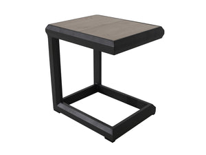 FurnitureOkay Mosman Aluminium Outdoor Side Table — Charcoal