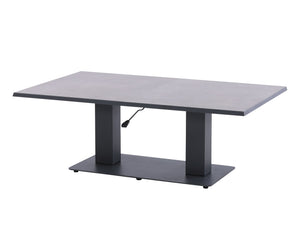 FurnitureOkay Mosman Ceramic Outdoor Height Adjustable Table — Charcoal