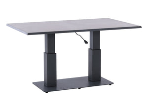 FurnitureOkay Mosman Ceramic Outdoor Height Adjustable Table — Charcoal