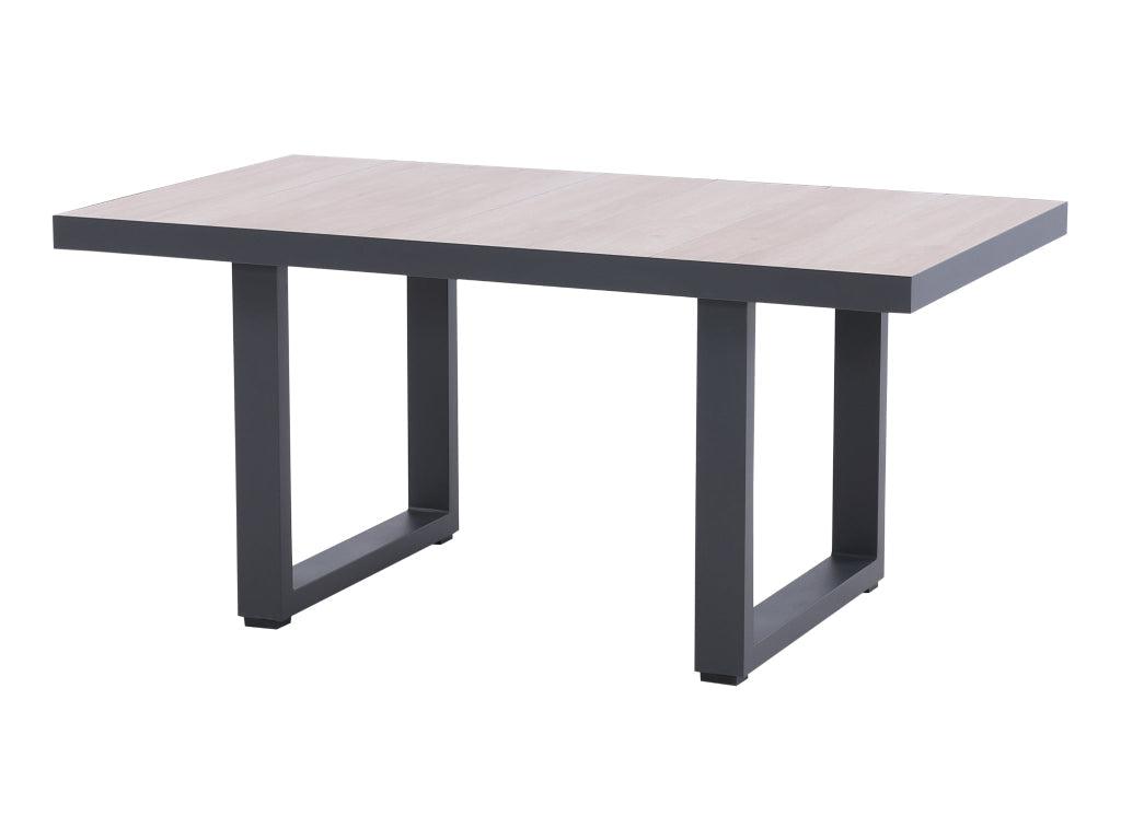 FurnitureOkay Mosman Ceramic Outdoor Low Dining Table — Charcoal