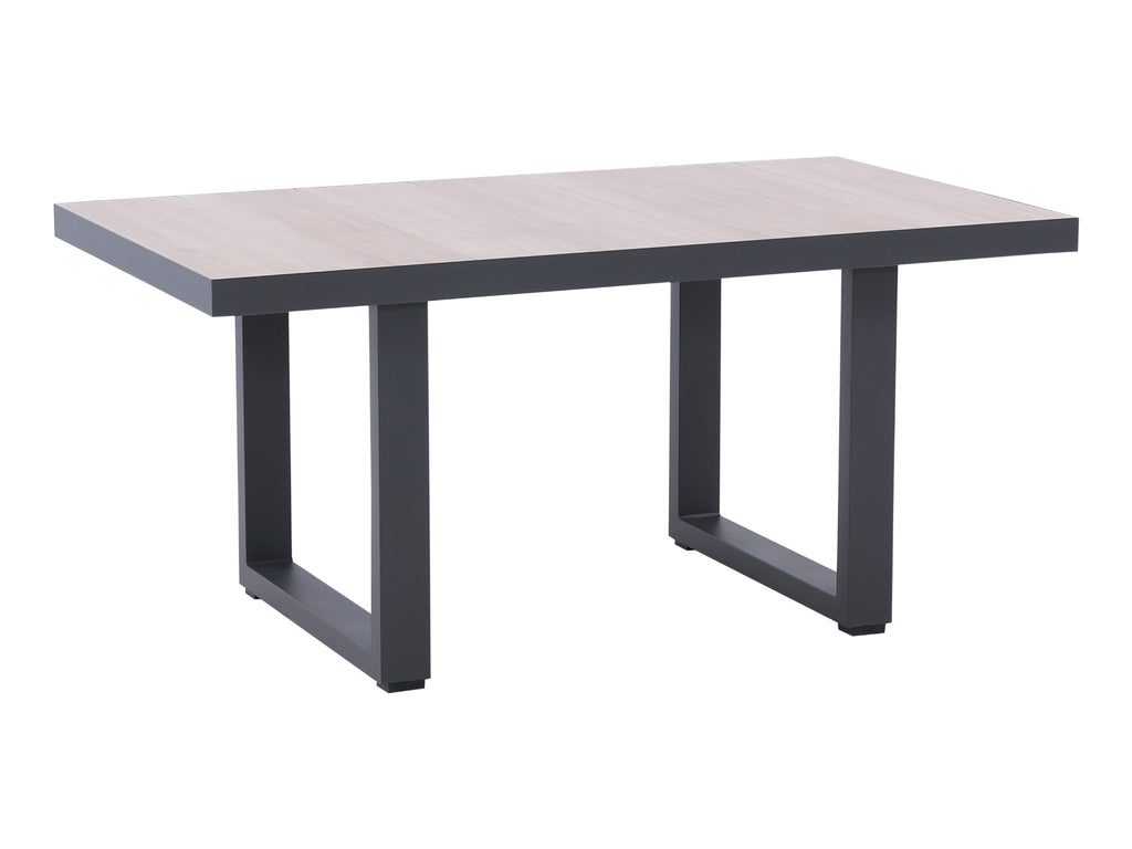 FurnitureOkay Mosman Ceramic Outdoor Low Dining Table — Charcoal