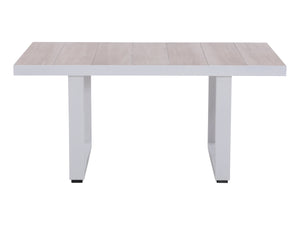 FurnitureOkay Mosman Ceramic Outdoor Low Dining Table — White