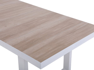 FurnitureOkay Mosman Ceramic Outdoor Low Dining Table — White