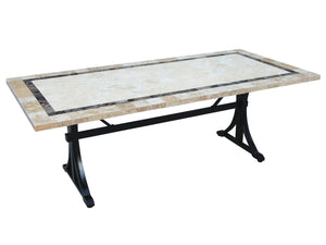 FurnitureOkay Stone Outdoor Dining Table (210x100cm)