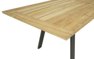 FurnitureOkay Teak Outdoor Extendable Dining Table (240/320x100cm)