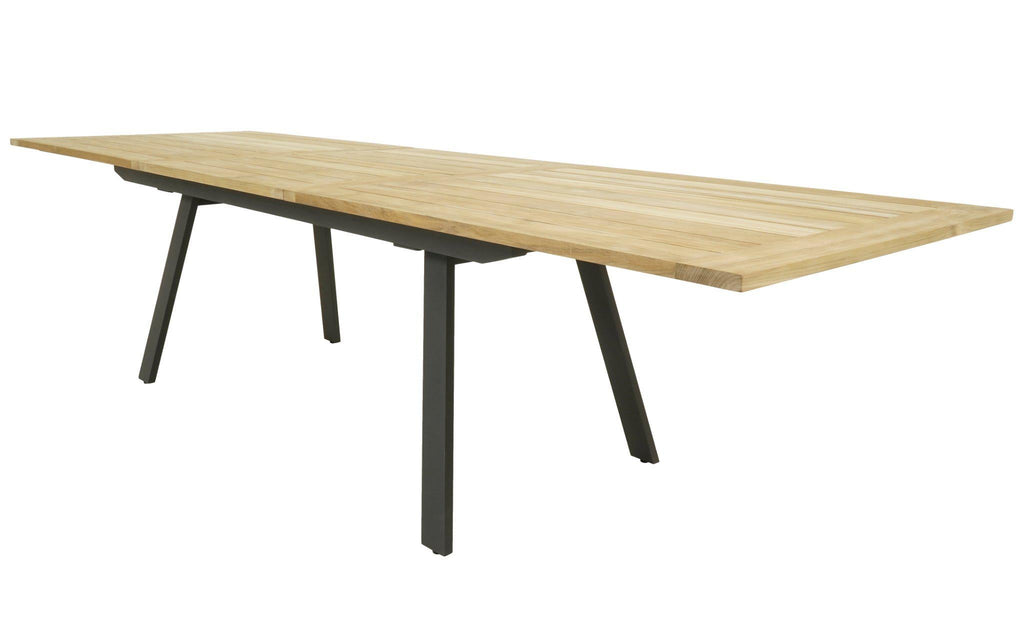 FurnitureOkay Teak Outdoor Extendable Dining Table (240/320x100cm)