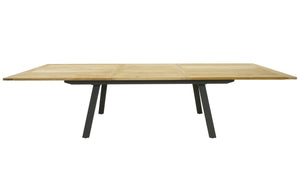 FurnitureOkay Teak Outdoor Extendable Dining Table (240/320x100cm)