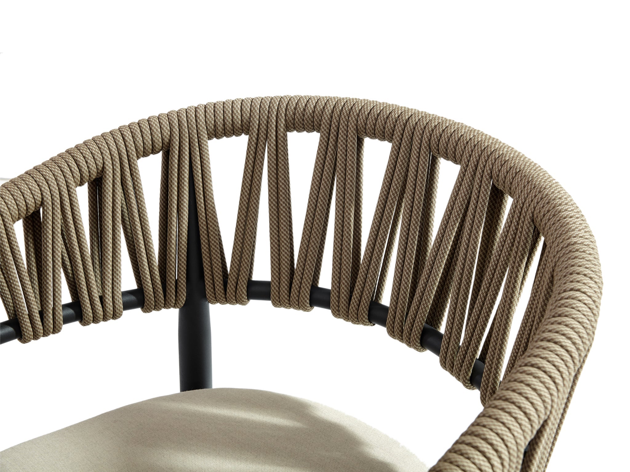 FurnitureOkay Vegas Rope Outdoor Dining Chair