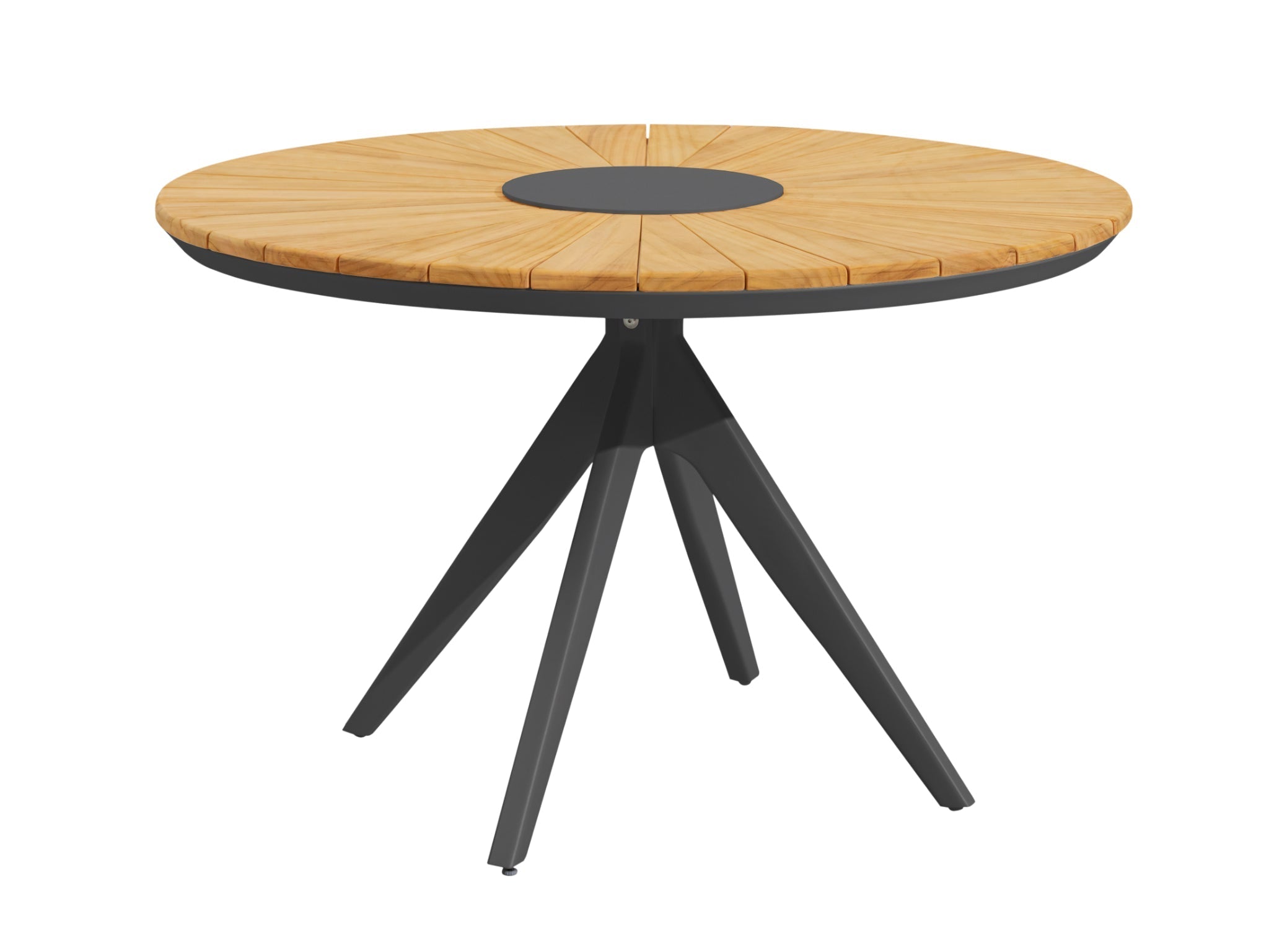 SIMPO Atlanta Outdoor Dining Table (120cm Round) — Grey