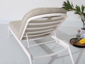 SIMPO Atlanta Sunlounger — White