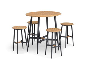 SIMPO Bella 5-Piece Outdoor Bar Setting