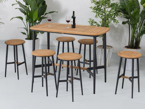 SIMPO Bella 7-Piece Outdoor Bar Setting