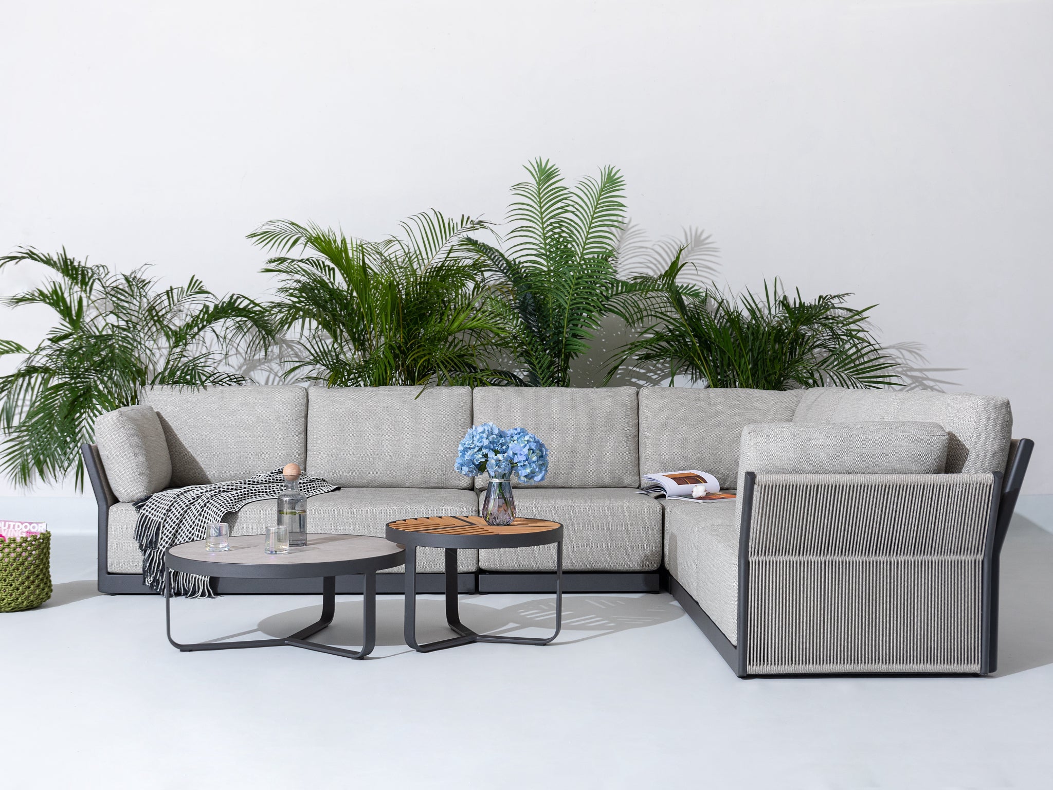 SIMPO Ravenna 6-Piece Outdoor Modular Lounge Setting