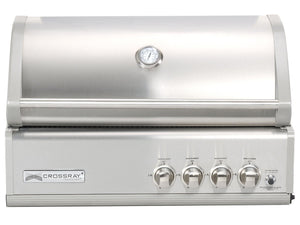 CROSSRAY 4-Burner Inbuilt Gas BBQ