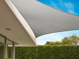 Coolaroo Commercial Grade 5m Triangle Shade Sail — Stone