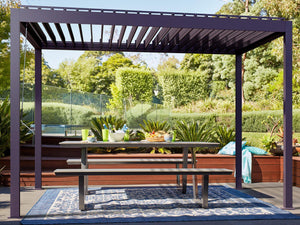 Coolaroo Fairhaven Semi-Permanent Louvre Gazebo