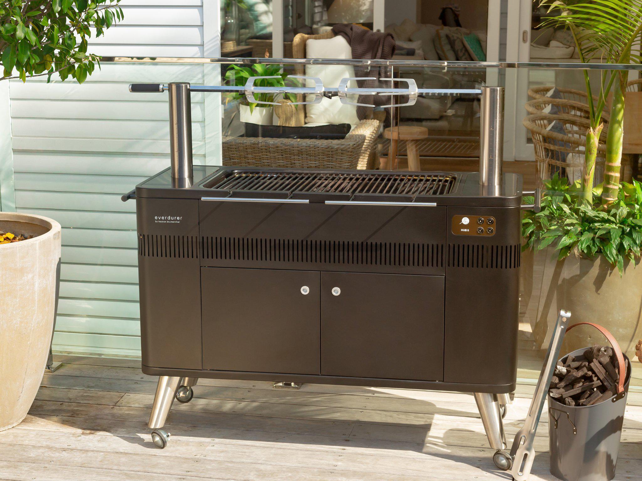 Everdure by Heston Blumenthal HUB II Charcoal BBQ