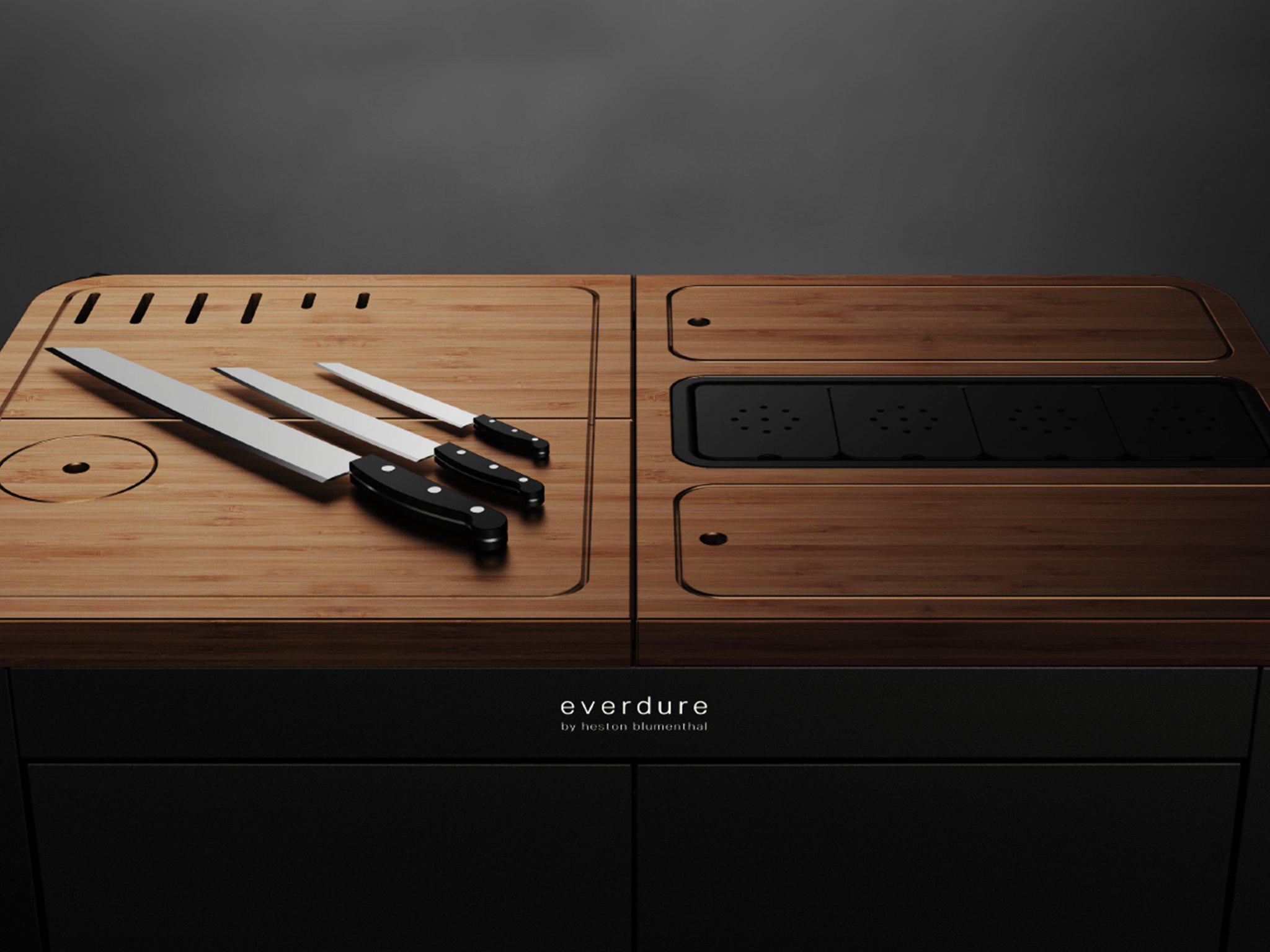 Everdure by Heston Blumenthal Mobile Preparation Kitchen — Black